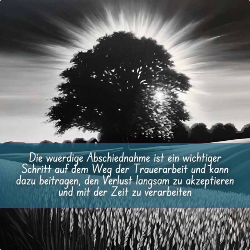 Abschiednahme in Wuerde als Weg der Trauerarbeit: Schlagwort Verstorbene